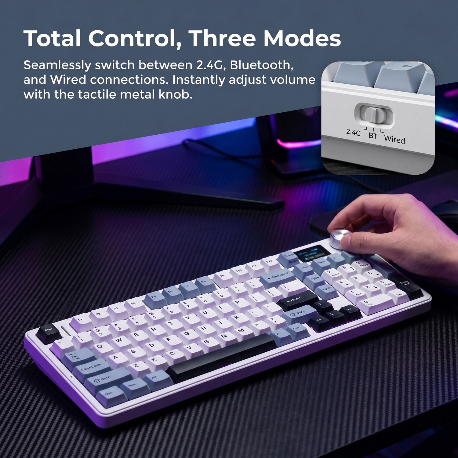 คีย์บอร์ดเกมมิ่งแบบกลไก AULA F - Gaming Keyboard Mechanical Wireless บทวิจารณ์และราคา