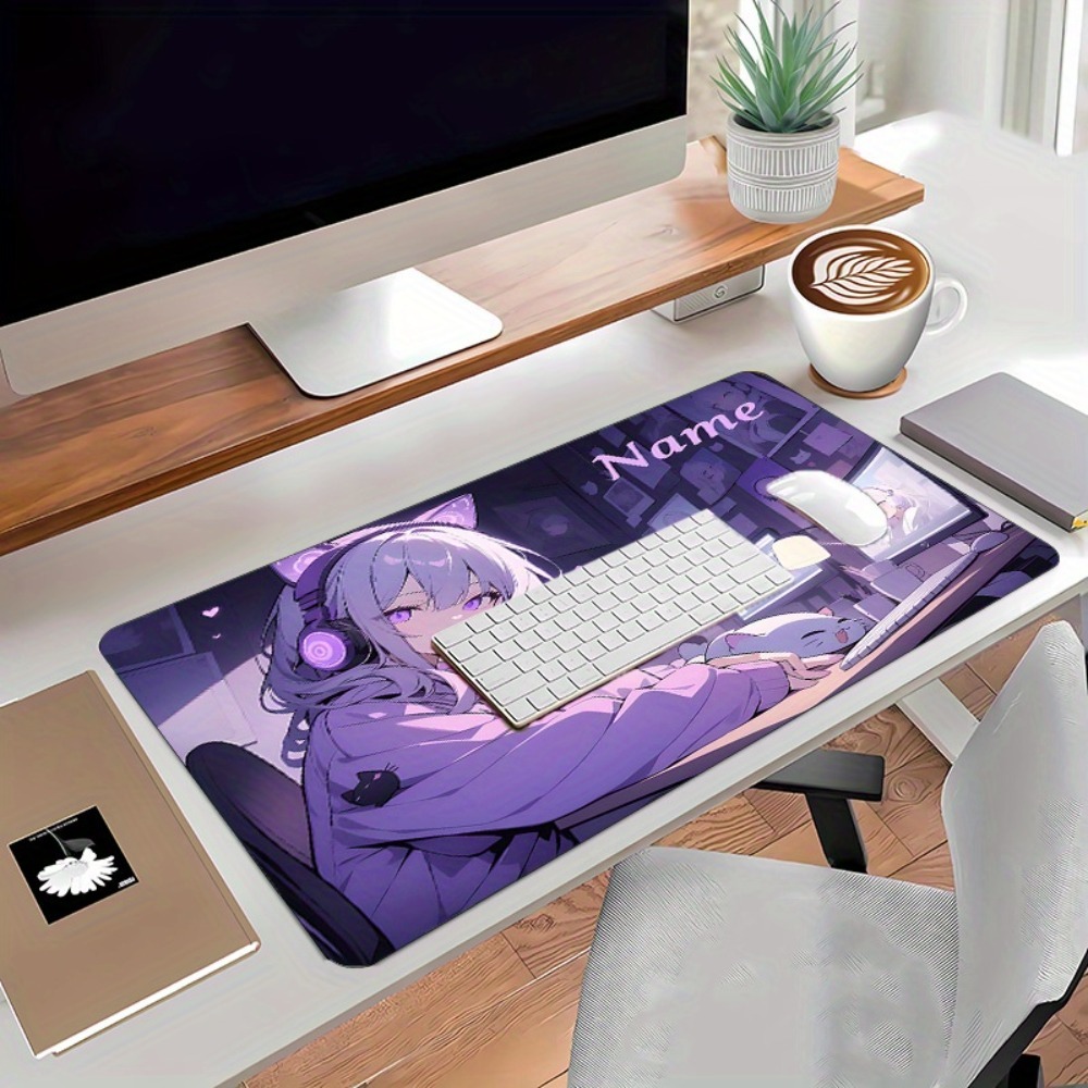 แผ่นรองเมาส์ลายอนิเมะสาวน้อย ป - Gaming Keyboard Name บทวิจารณ์และราคา