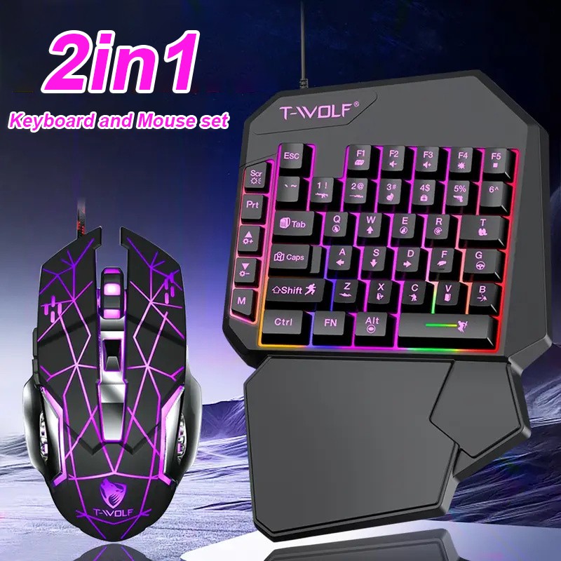 FocusOnPC TF900 ชุดแปลงสัญญาณเ - Gaming Keyboard 1 Hand บทวิจารณ์และราคา