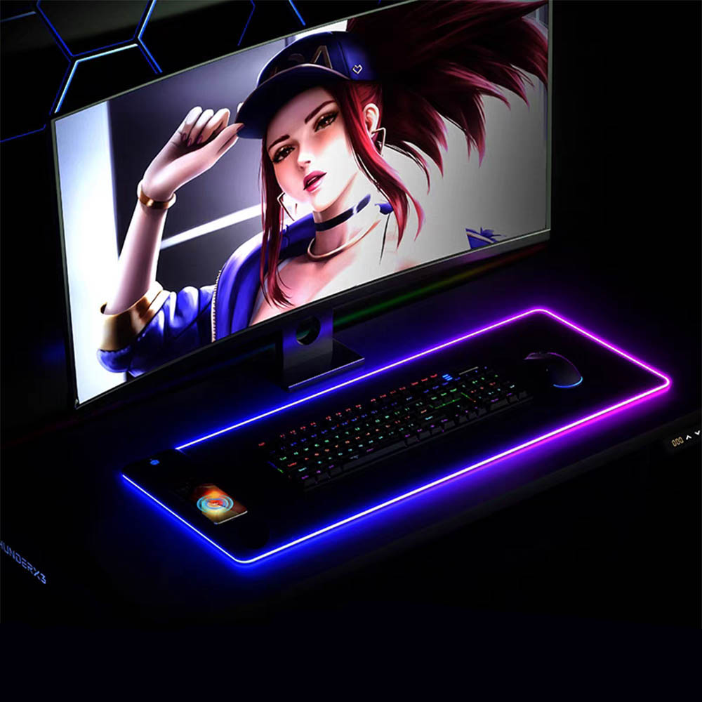 แผ่นรองเมาส์ RGB พร้อมเครื่องช - Gaming Keyboard Mouse Wireless บทวิจารณ์และราคา