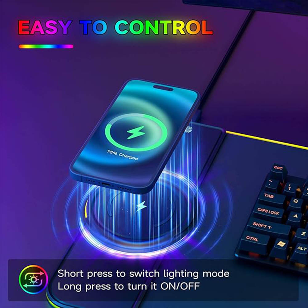 แผ่นรองเมาส์ RGB พร้อมเครื่องช - Gaming Keyboard Mouse Wireless บทวิจารณ์และราคา