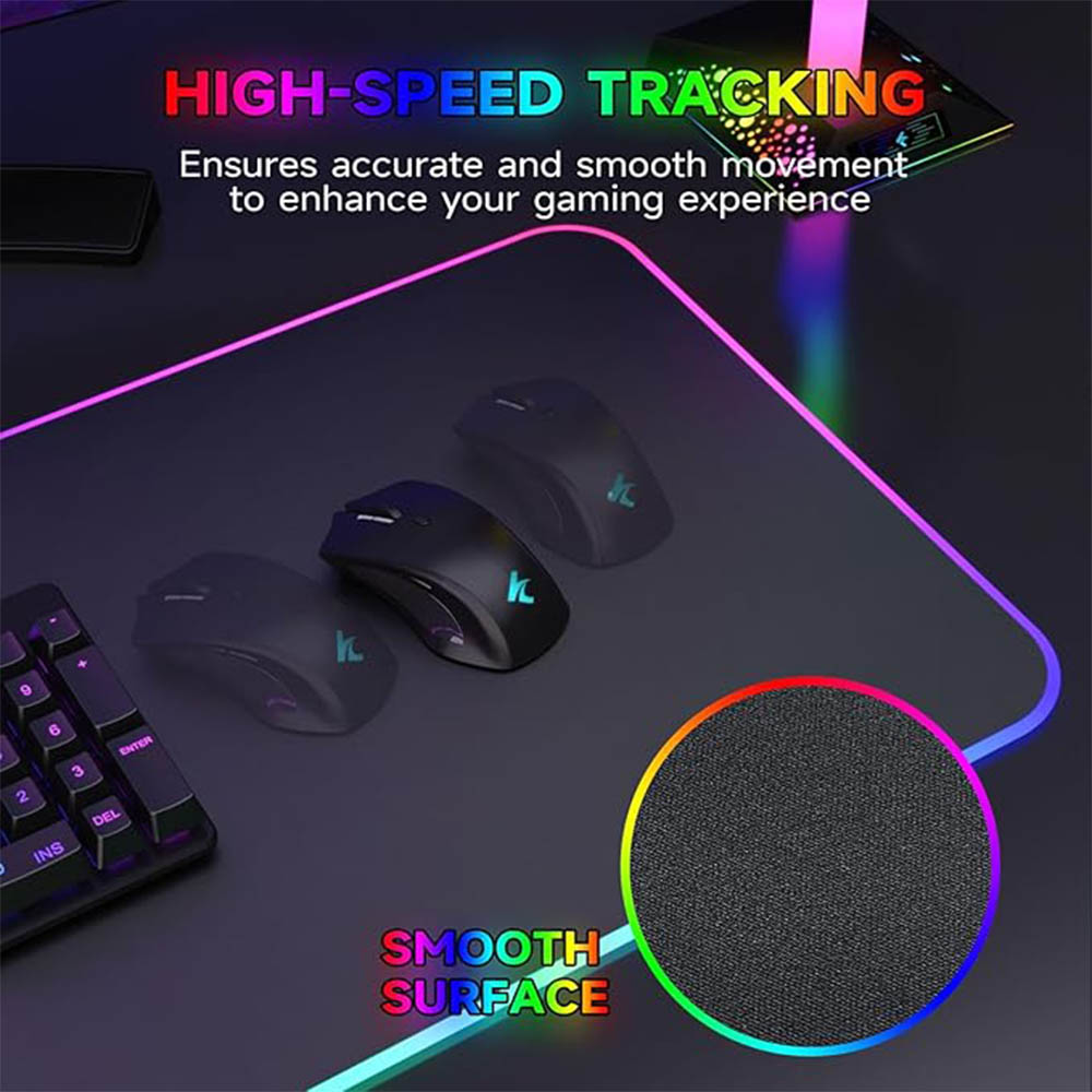 แผ่นรองเมาส์ RGB พร้อมเครื่องช - Gaming Keyboard Mouse Wireless บทวิจารณ์และราคา