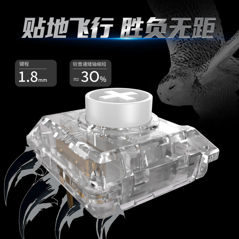 สวิตช์ Kailh Choc White Owl Mi - Gaming Keyboard Mini Mechanical บทวิจารณ์และราคา