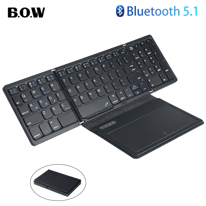 คีย์บอร์ดบลูทูธแบบพับได้ BOW พ - Gaming Keyboard Budget บทวิจารณ์และราคา