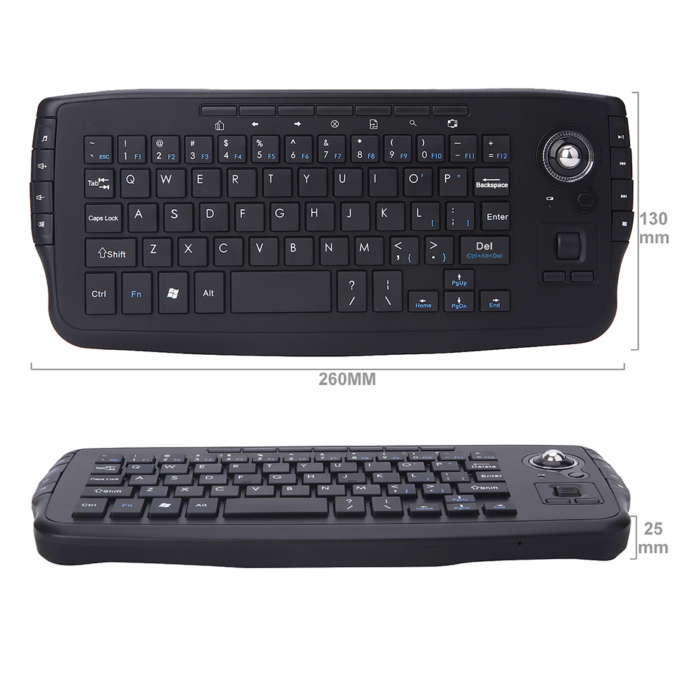 Jomaa คีย์บอร์ดแทร็กบอลไร้สาย  - Gaming Keyboard Budget บทวิจารณ์และราคา