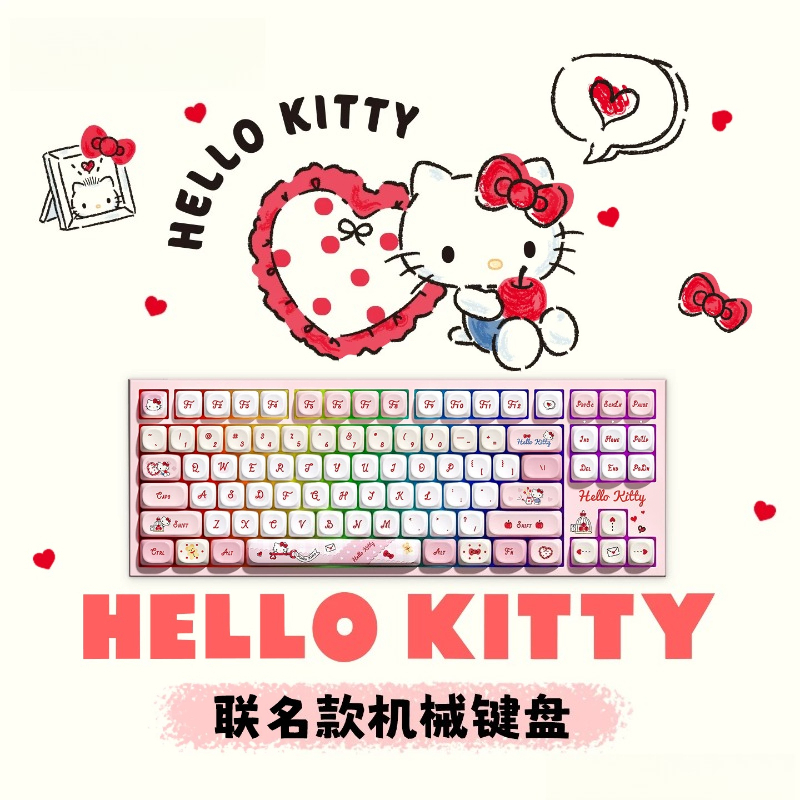 ซานริโอ RGB ไตร-โมด์คีย์บอร์ดแ - Gaming Keyboard Mechanical Wireless บทวิจารณ์และราคา