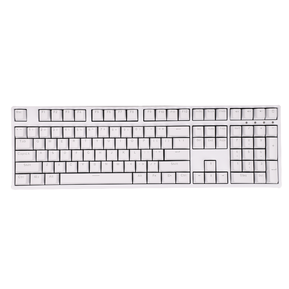 108 คีย์สีขาว Keycaps ABS OEM  - Gaming Keyboard Corsair บทวิจารณ์และราคา