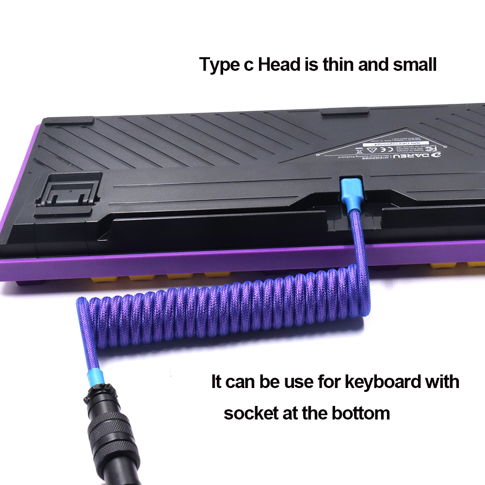 LANO Custom Paracord ขดคีย์บอร - Gaming Keyboard Types บทวิจารณ์และราคา