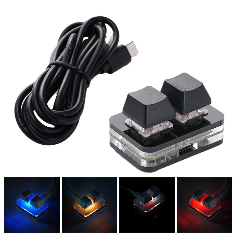 MacroUSB คีย์บอร์ดแบบกลไกแบบกํ - Gaming Keyboard Mini Mechanical บทวิจารณ์และราคา