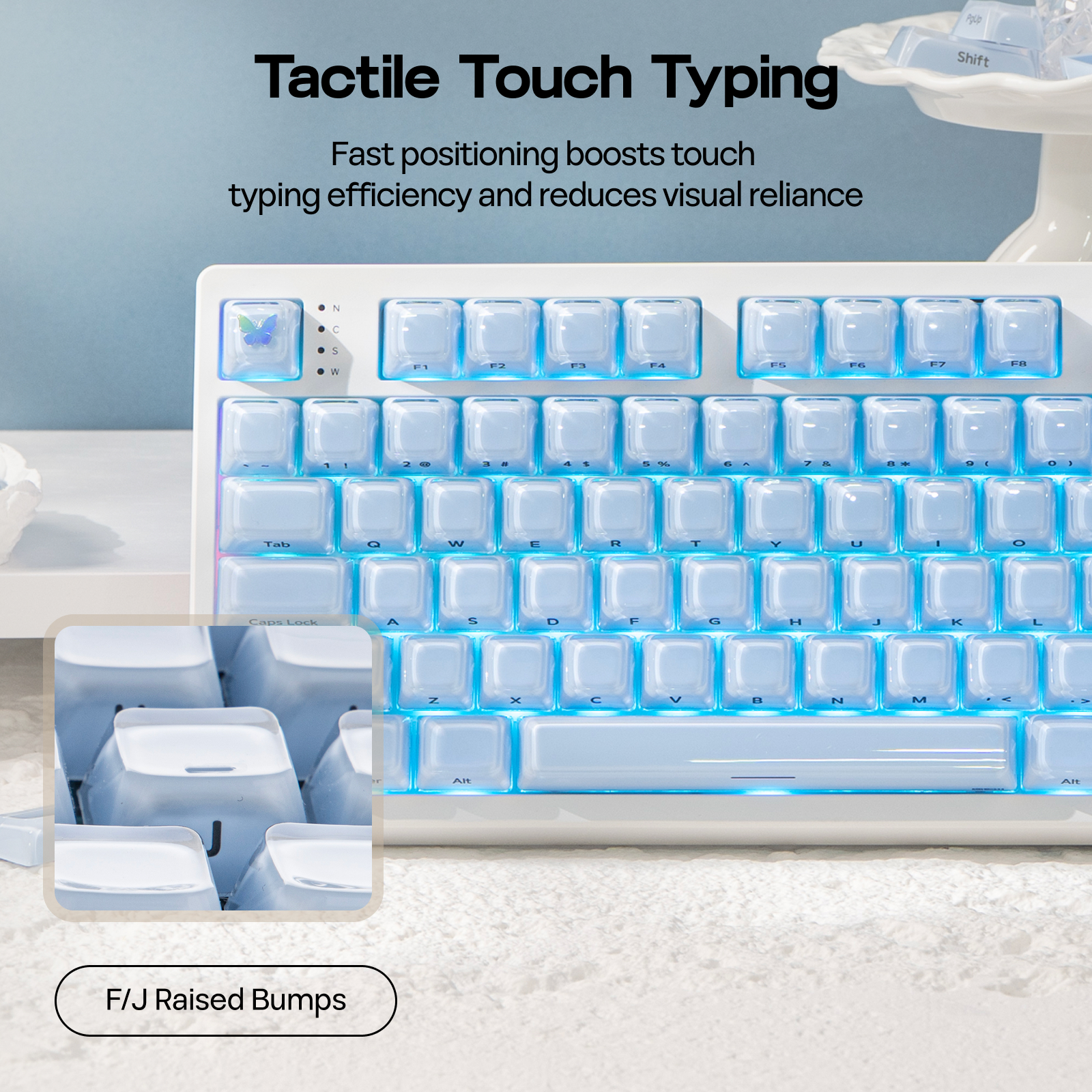 ชุดคีย์แคป EPOMAKER Lusterfly  - Gaming Keyboard Mechanical Wireless บทวิจารณ์และราคา