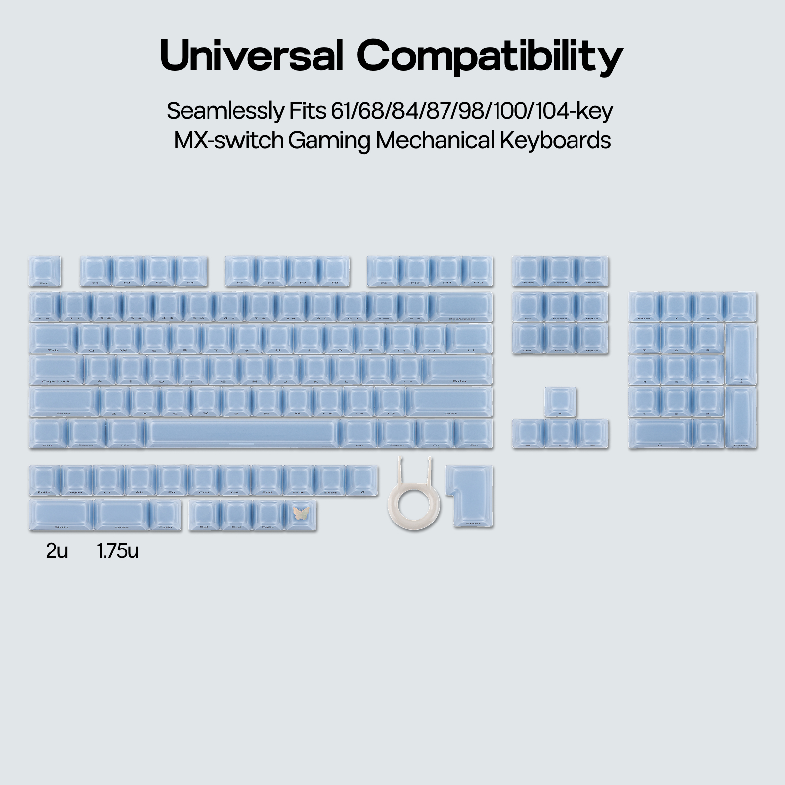 ชุดคีย์แคป EPOMAKER Lusterfly  - Gaming Keyboard Mechanical Wireless บทวิจารณ์และราคา