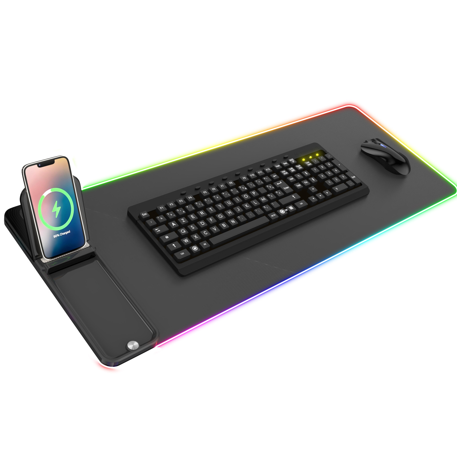 แผ่นรองเมาส์ชาร์จไร้สาย H18 15 - Gaming Keyboard Mouse Wireless บทวิจารณ์และราคา