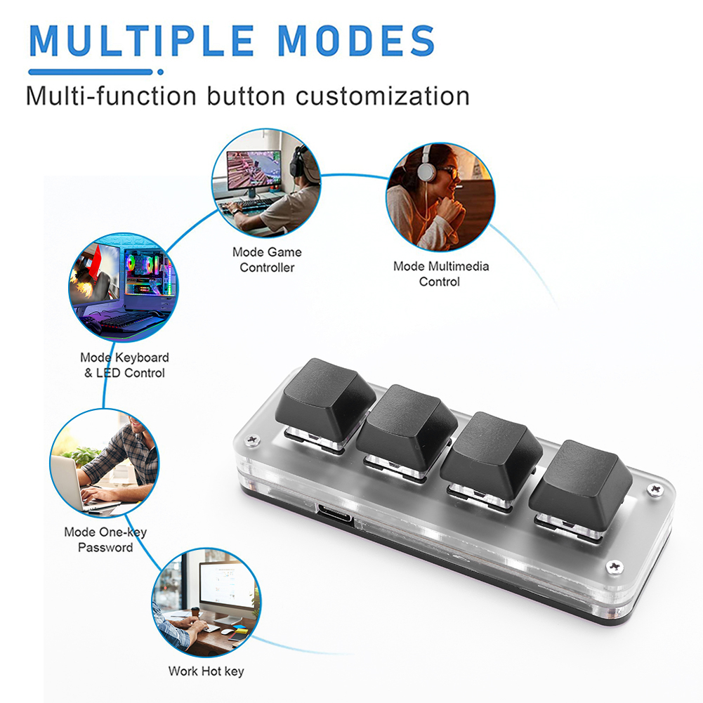 คีย์แพดเกมมิ่ง 3 ปุ่ม 1 ลูกบิด - Gaming Keyboard 1 Hand บทวิจารณ์และราคา