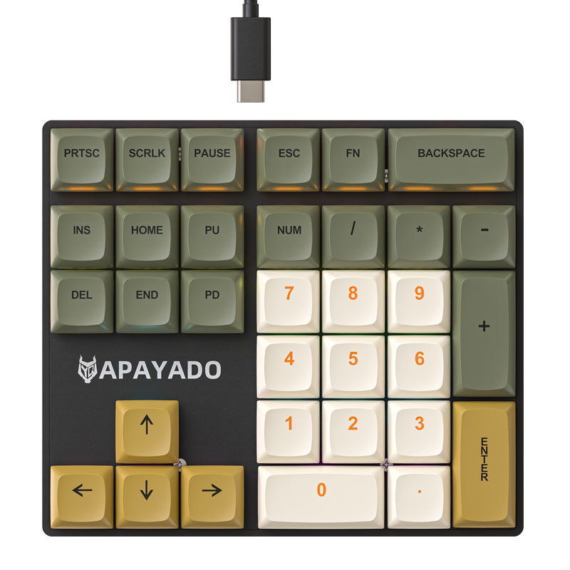 K33 แป้นพิมพ์ตัวเลขแบบมีสายพร้ - Gaming Keyboard 1 Hand บทวิจารณ์และราคา