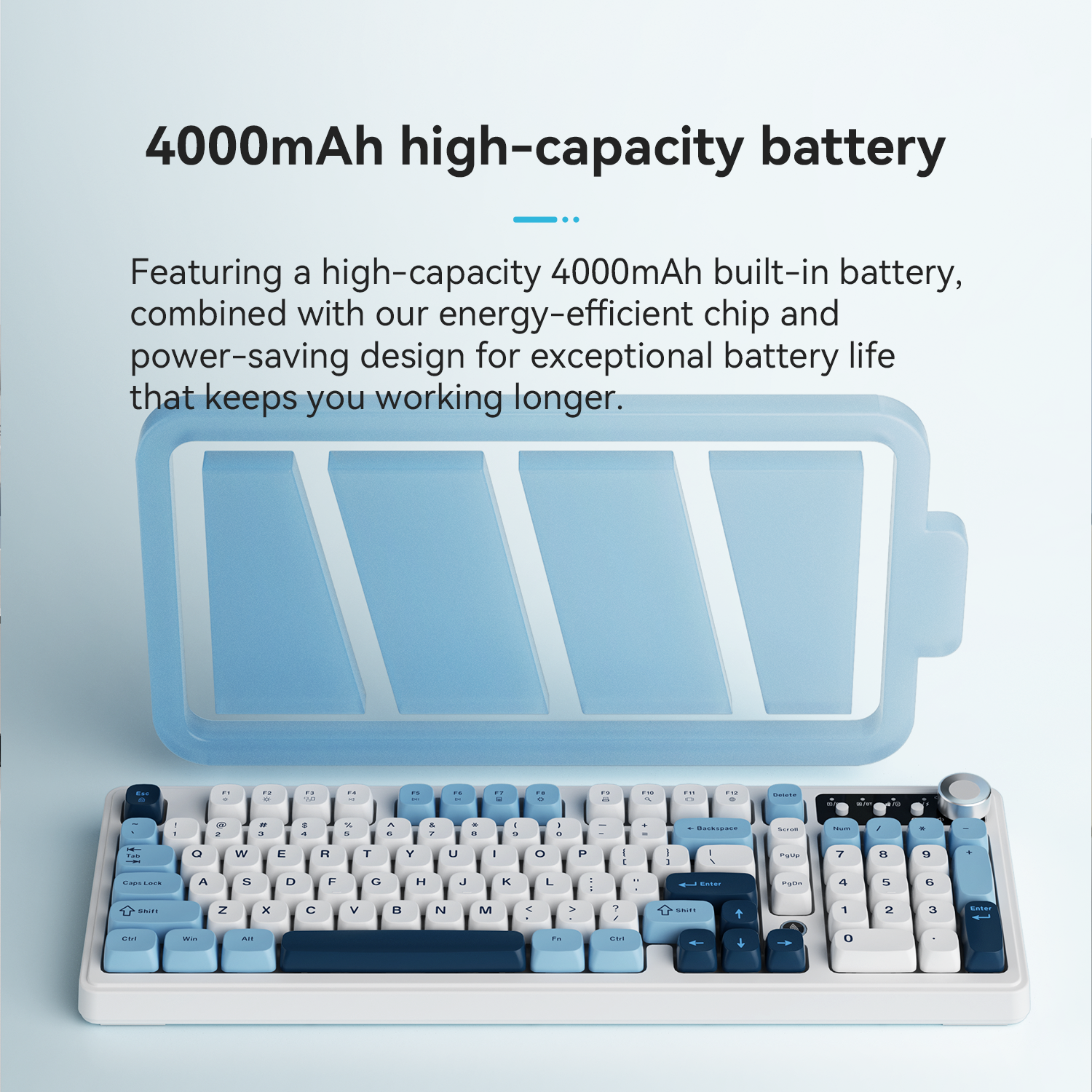 AJAZZ AF98 คีย์บอร์ดแบบมีสาย/ไ - Gaming Keyboard Blue Switches บทวิจารณ์และราคา