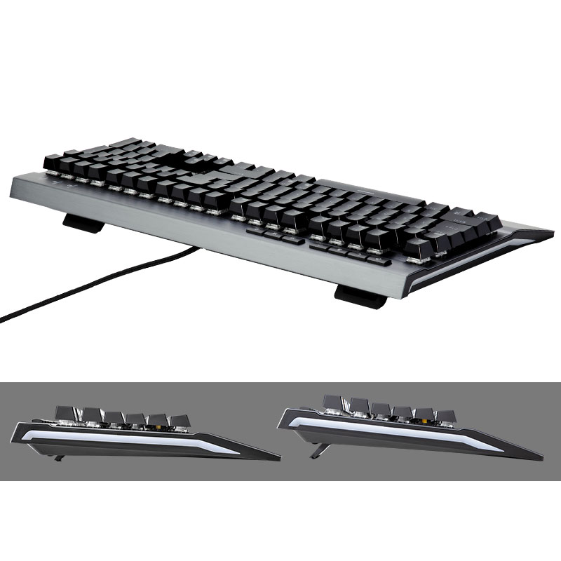 HEXGEARS GK739 ดีไซน์แบบถอดเปล - Keyboard Gaming Blue Switch บทวิจารณ์และราคา