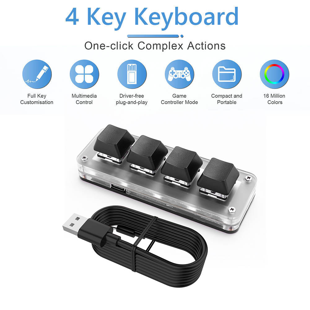 คีย์บอร์ดเกมมิ่งแบบกลไก 3 ปุ่ม - Gaming Keyboard 1 Hand บทวิจารณ์และราคา