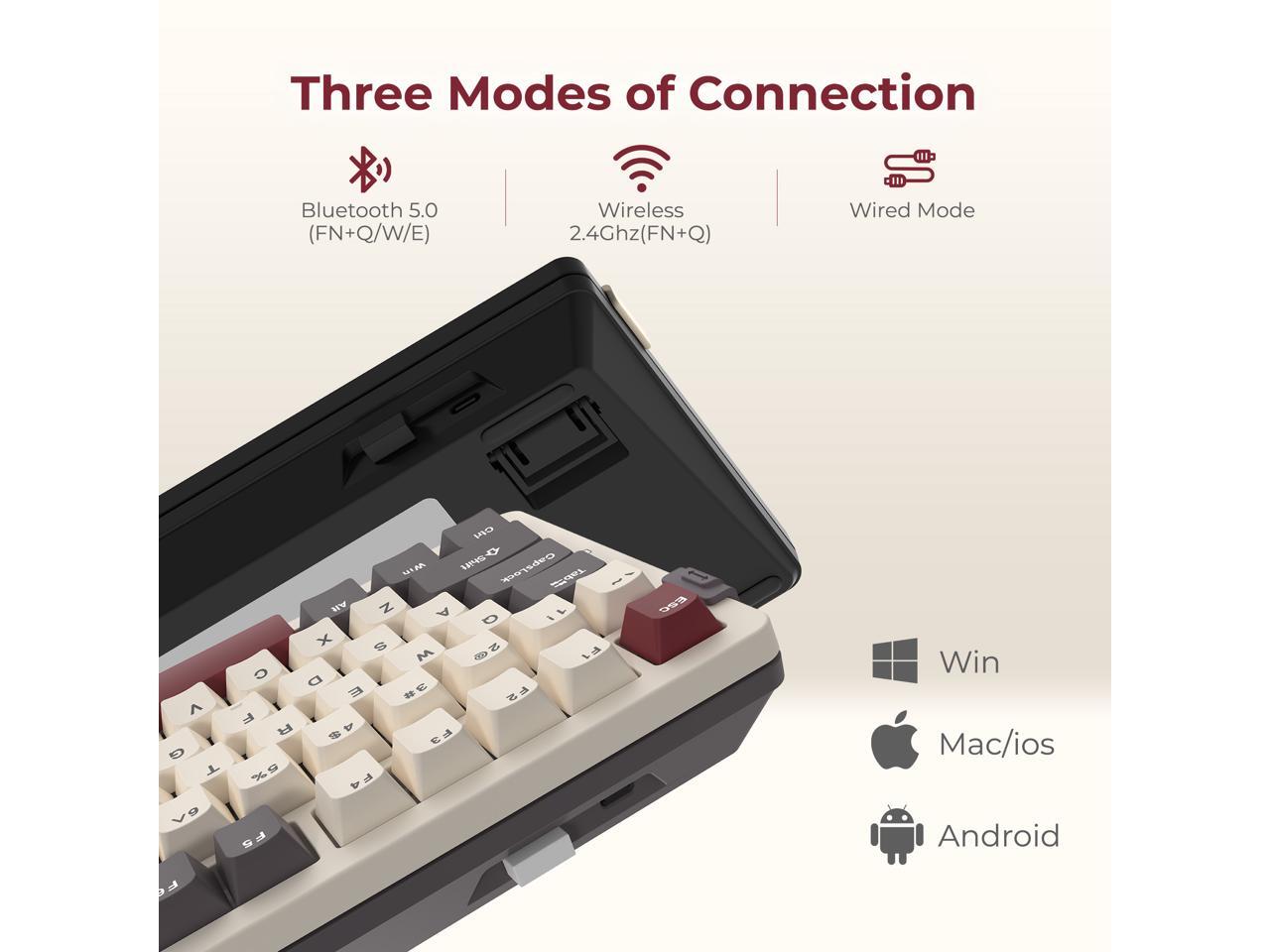 คีย์บอร์ดเกมมิ่งไร้สาย Rosewil - Keyboard Gaming Blue Switch บทวิจารณ์และราคา
