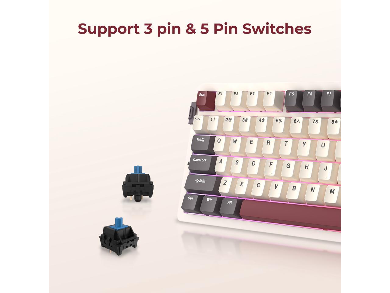 คีย์บอร์ดเกมมิ่งไร้สาย Rosewil - Keyboard Gaming Blue Switch บทวิจารณ์และราคา