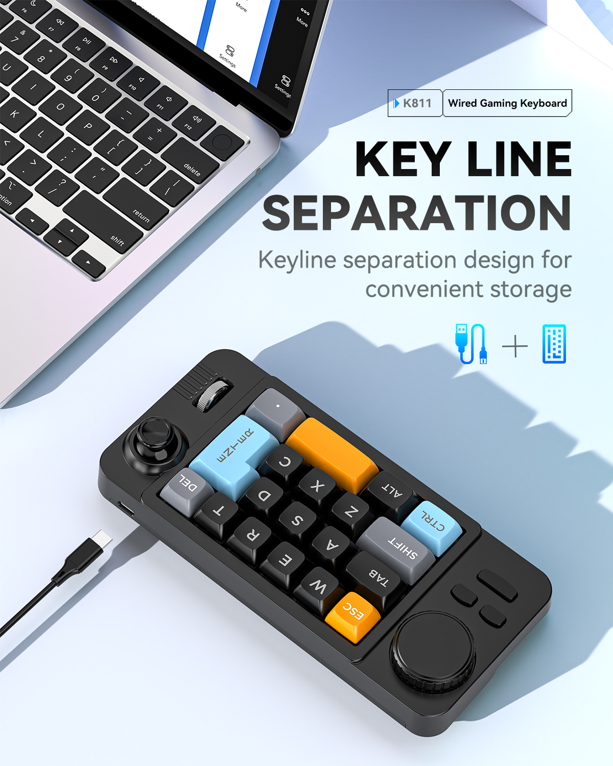 Hot Swap คีย์บอร์ดแบบมีสายพร้อ - Gaming Keyboard 1 Hand บทวิจารณ์และราคา