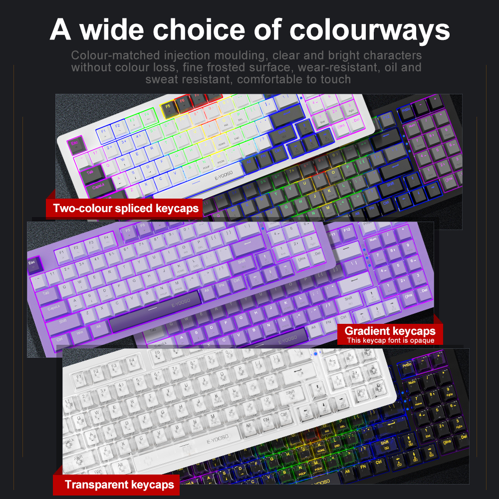E-YOOSO Z94 USB คีย์บอร์ดแบบมี - Keyboard Gaming Blue Switch บทวิจารณ์และราคา